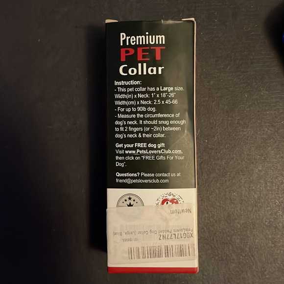 Pets Lovers Club Premium Pet Collar - Picture 2 of 4